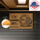 Seattle Seahawks, Super Bowl 60, Ring, Coir Mat, One Color