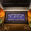 Baltimore Ravens Flocked Coir Halloween Sassafras Switch Mat, 22"x10"