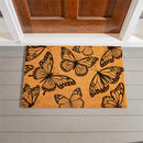 Harvest Blossom Monarch Butterfly Coir Mat, 36"x24"