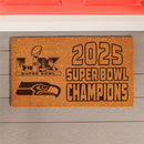 Seattle Seahawks, Super Bowl 60, Champions, Coir Mat, One Color, 28"x 16"