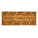 Holly Homestead Coir Mat, "Merry Christmas", 60"x24"