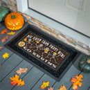 Boston Bruins Flocked Coir Halloween Sassafras Switch Mat, 22"x10"