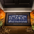 Tampa Bay Lightning Flocked Coir Halloween Sassafras Switch Mat, 22"x10"