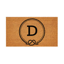 Coastal Coir Mat Nautical Monogram 28x16"
