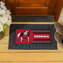 University of Georgia Bulldog Flocked Coir Sassafras Switch Mat, 22"x10"