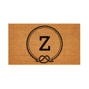 Coastal Coir Mat Nautical Monogram 28x16"