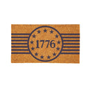 Red White & Bloom Coir Mat,"1776", 28"x16"