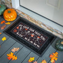 Chicago Bears Flocked Coir Halloween Sassafras Switch Mat, 22"x10"
