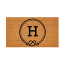 Coastal Coir Mat Nautical Monogram 28x16"