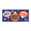 University of Florida Holiday Flocked Coir Sassafras Switch Mat, 22"x10"