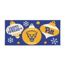 University of Pittsburgh Holiday Flocked Coir Sassafras Switch Mat, 22"x10"