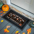 Cincinnati Bengals Flocked Coir Halloween Sassafras Switch Mat, 22"x10"
