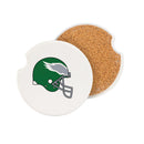Philadelphia Eagles Throwback Car Coaster Set, 2pc