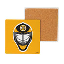 Boston Bruins 2025 Ceramic Coasters Set, 4pcs with Wood Caddy