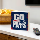 New England Patriots Plock, Down Home Fans, 6x6