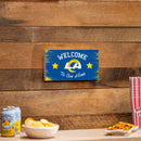 Los Angeles Rams Wood Wall Sign, 6x11