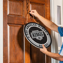 Los Angeles Kings Round Door Décor with Hanging Rope, 18x18