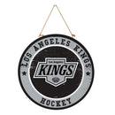 Los Angeles Kings Round Door Décor with Hanging Rope, 18x18