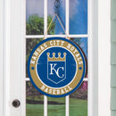 Kansas City Royals Round Door Decor with Hanging Rope, 18x18