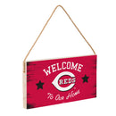 Cincinnati Reds Wood Wall Sign, 6x11