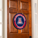 University of Arizona Round Door Décor with Hanging Rope, 18x18
