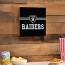 Las Vegas Raiders Wood Wall Sign, 12x12
