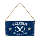Brigham Young University Wood Wall Sign, 6x11