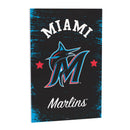 Miami Marlins Wood Wall Sign, 16x24
