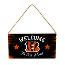 Cincinnati Bengals Wood Wall Sign, 6x11