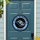 Utah Mammoth Round Door Décor with Hanging Rope, 18x18