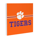 Clemson University Wood Wall Sign, 12x12