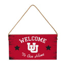 University of Utah Wood Wall Sign, 6x11