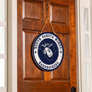 South Dakota School of Mining and Technology Round Door Décor with Hanging Rope, 18x18