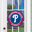Philadelphia Phillies Round Door Decor with Hanging Rope, 18x18