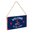 St Louis Cardinals Wood Wall Sign, 6x11