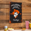 Oklahoma State University Wood Wall Sign, 16x24
