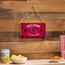 Arizona Cardinals Wood Wall Sign, 6x11