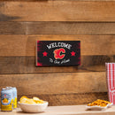 Calgary Flames Wood Wall Sign, 6x11