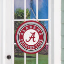 University of Alabama Round Door Décor with Hanging Rope, 18x18
