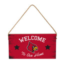 University of Louisville Wood Wall Sign, 6x11