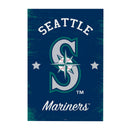 Seattle Mariners Wood Wall Sign, 16x24