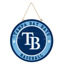 Tampa Bay Rays Round Door Decor with Hanging Rope, 18x18