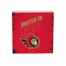 Ottawa Senators Plock, Down Home Fans, 6x6