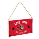 Ottawa Senators Wood Wall Sign, 6x11