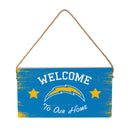 Los Angeles Chargers Wood Wall Sign, 6x11