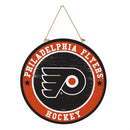 Philadelphia Flyers Round Door Décor with Hanging Rope, 18x18