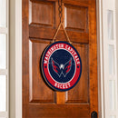Washington Capitals Round Door Décor with Hanging Rope, 18x18