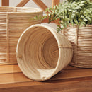 NAPA Home & Garden, CANE RATTAN MINI ROUND BASKETS, SET OF 3,DB202
