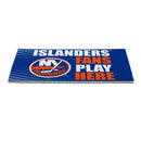 New York Islanders Fan PVC Mat, 28"x16"