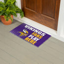 Minnesota Vikings Fan PVC Mat, 28"x16"